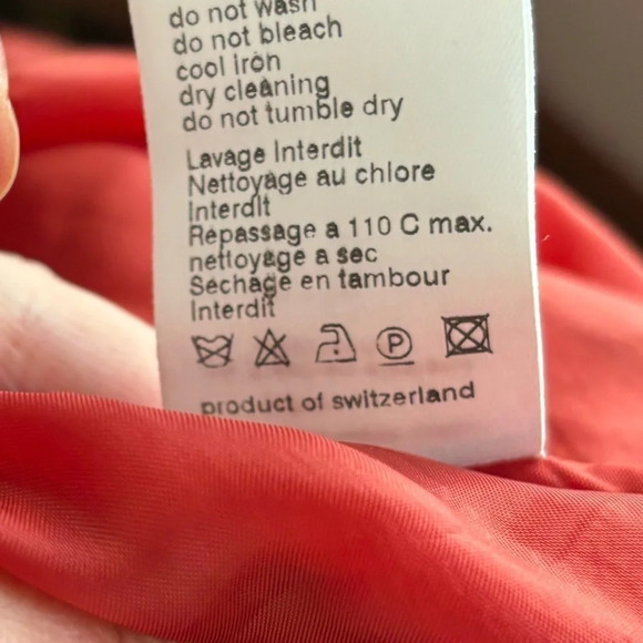 Akris Punto A Line Red Dress Size 8 - Picture 10 of 10